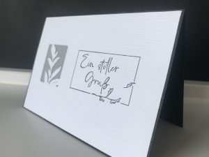 Handgemachte Trauerkarte #1 | Ein stiller Gruß