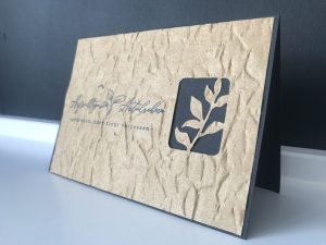 Handgemachte Trauerkarte #3 | Aufrichtige Anteilnahme