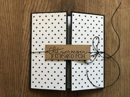 Midi Klappkarte | Glitzerregen FÜR DICH