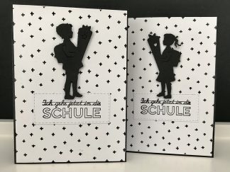 Grußkarte zur Einschulung #2 | Ich gehe jetzt in die Schule