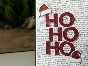 Handgemachte Grußkarte Weihnachten #5 | Last Christmas Ho Ho Ho