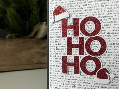 Handgemachte Grußkarte Weihnachten #5 | Last Christmas Ho Ho Ho
