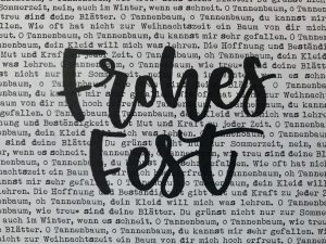 Weihnachtskarte #3 O Tannenbaum - Frohes Fest