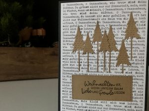 Weihnachtskarte #3 O Tannenbaum - fein, klein und vieleWeihnachtskarte #3 O Tannenbaum - fein, klein und viele