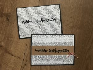 Weihnachtskarte #4 | Stille Nacht, heilige Nacht