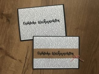 Weihnachtskarte #4 | Stille Nacht, heilige Nacht