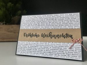 Weihnachtskarte #4 | Stille Nacht, heilige Nacht