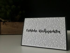 Weihnachtskarte #4 | Stille Nacht, heilige Nacht