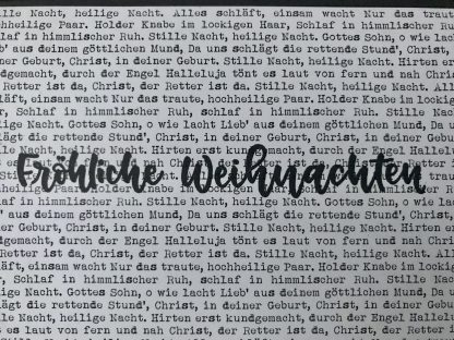 Weihnachtskarte #4 | Stille Nacht, heilige Nacht
