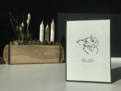 Osterkarte #3 | Hasenskizzen Hase #3