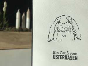 Osterkarte #3 | Hasenskizzen Hase #4