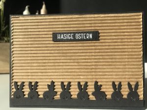 Osterkarte #8 | Hasige Ostern