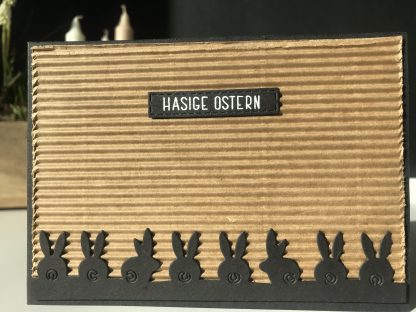 Osterkarte #8 | Hasige Ostern